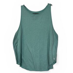 GapFit Breathe Mint Green & White Striped Workout Tank  Lightweight, Breathable